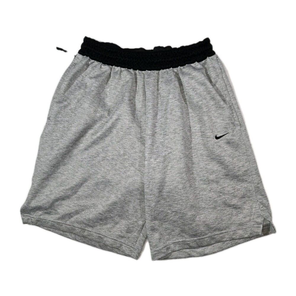 Mens Nike DriFit Spotlight Basketball Shorts Gray Medium 28x9½